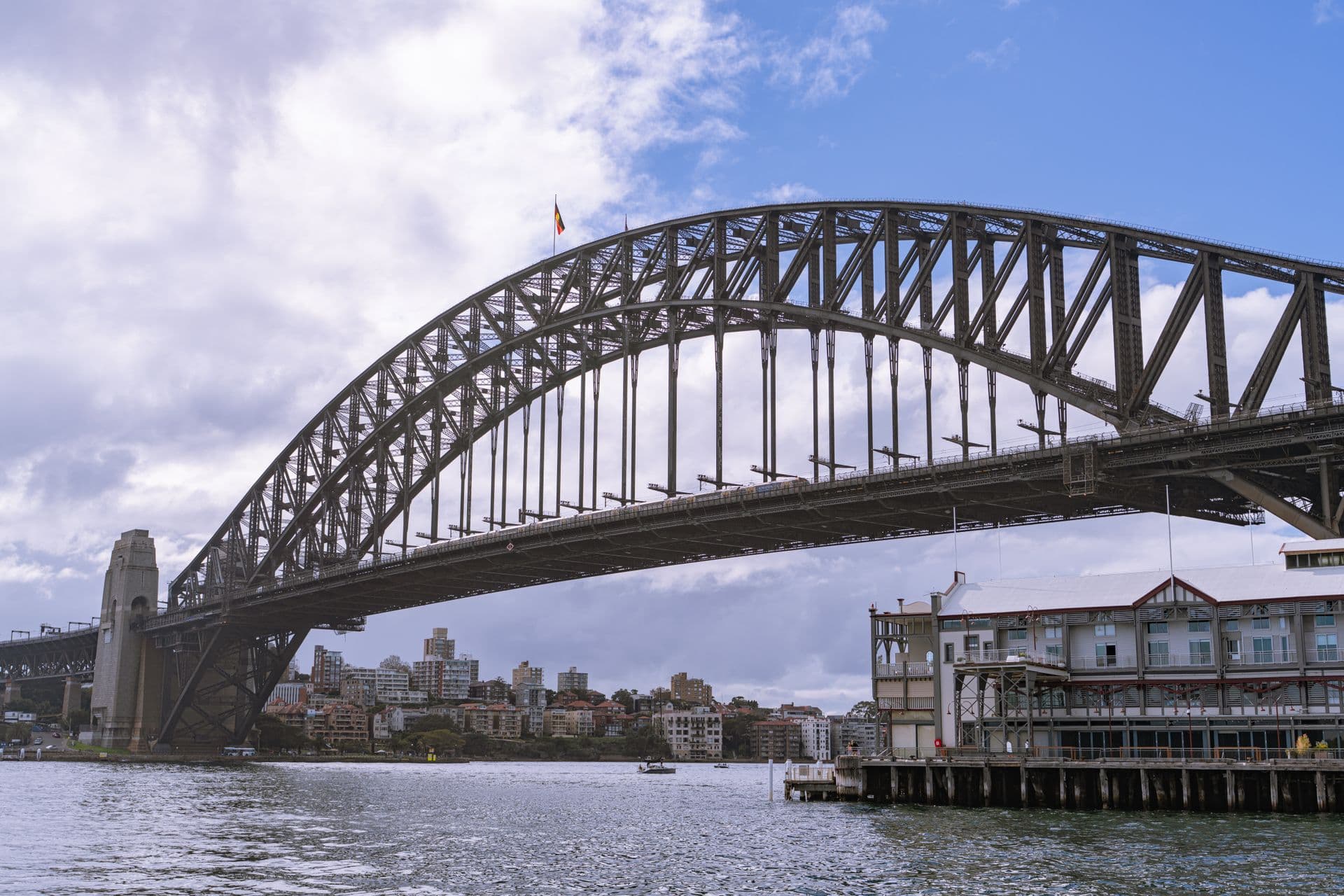 Sydney Harbour Bridge and city skyline